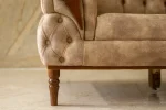 مبل اشکی پایه چوب
